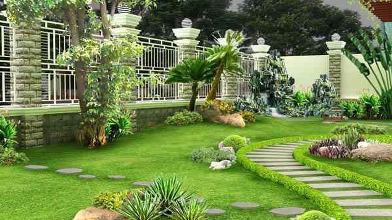 Thiết kế sân vườn là một công việc không phải dễ dàng