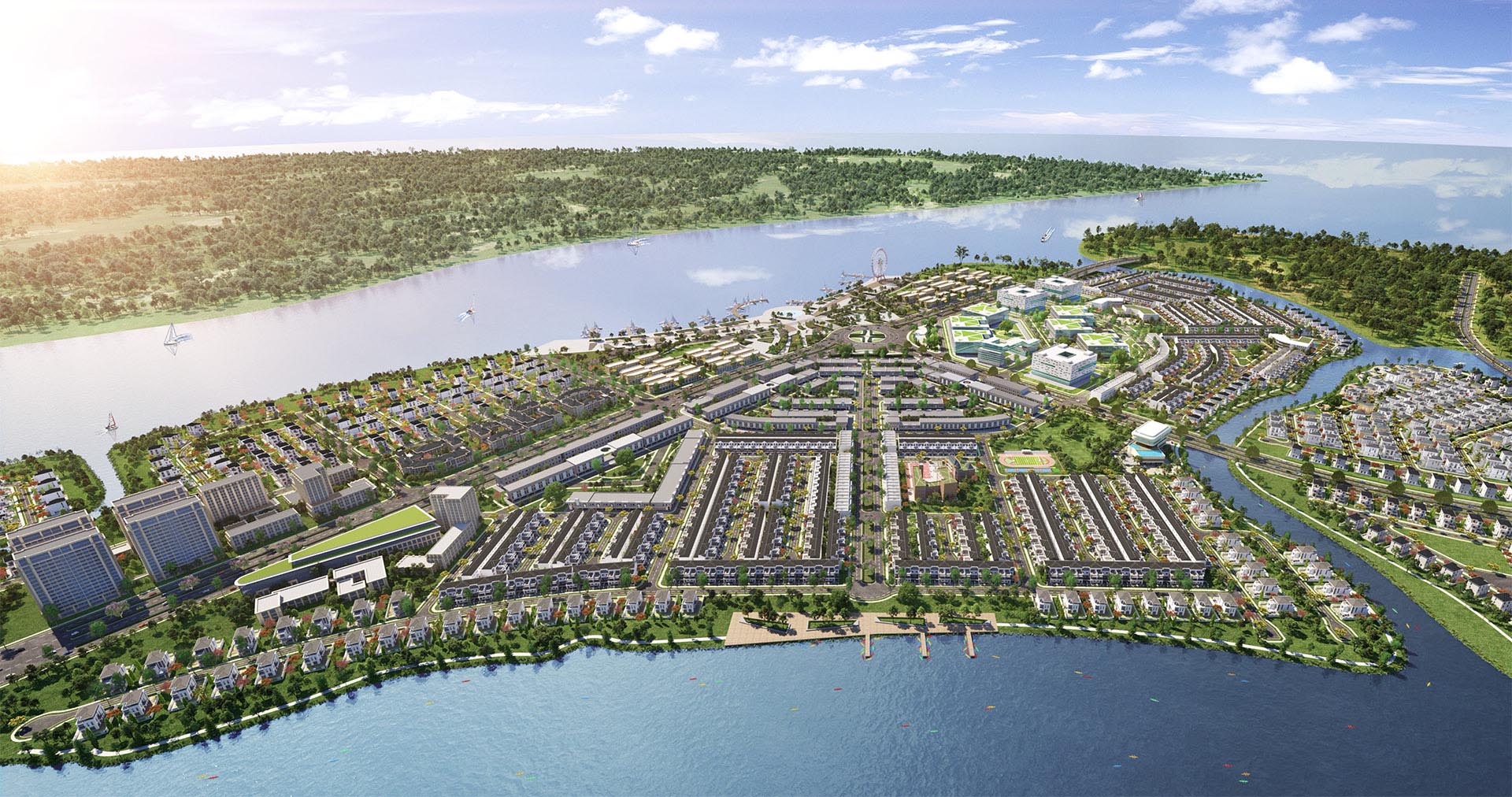 Quy mô dự án biệt thự River Park 2  Aqua City Đồng Nai